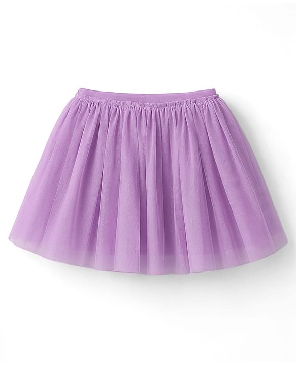 Babyhug 100% Interlock Knit Sleeveless Onesie & Skirt With Floral Print - Purple
