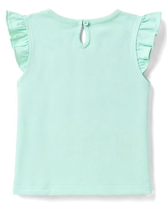 Babyhug 100% Cotton Knit Half Sleeves Polka Dots Bunny & Text Printed T-Shirts Pack of 3 - Pink Lilac & Sea Green