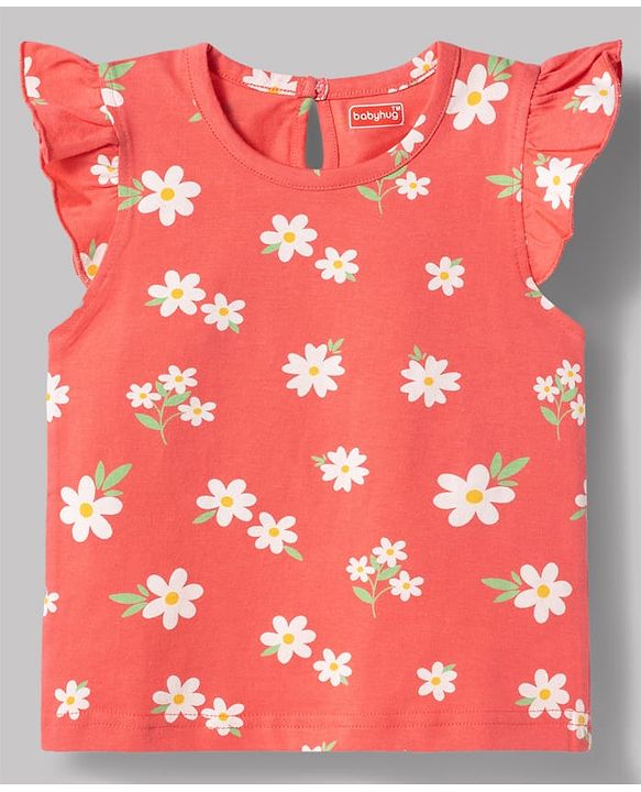 Babyhug Cotton Knit T-Shirts Half Sleeves with Graphic Print Pack of 3 Multi Color 9-12 Months