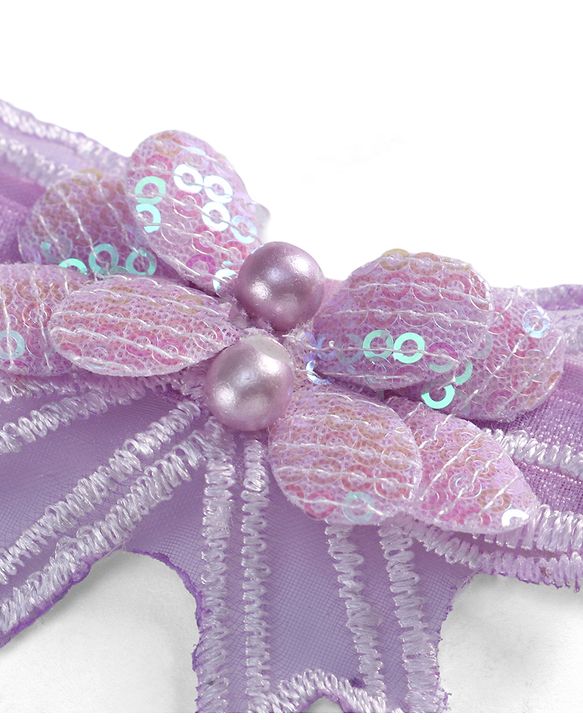 Babyhug Headbands  with Bow Applique Pack of 2 - Lavender