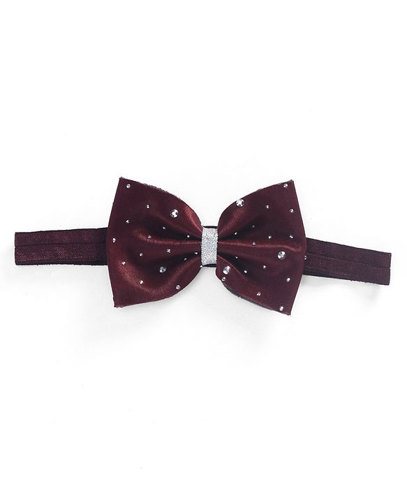 Babyhug Headbands  with Bow Applique Pack of 3 - Multicolor