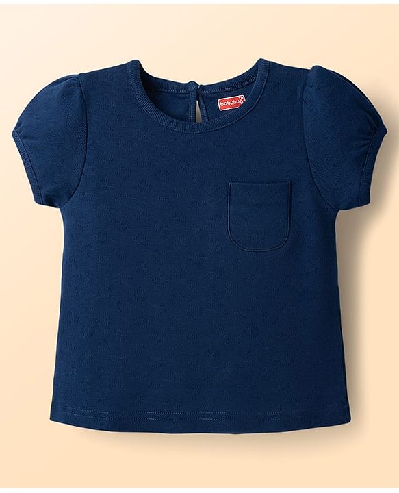 Babyhug Cotton Knit T-Shirts Half Sleeves with Graphic Print Multi Color 6-9 Months