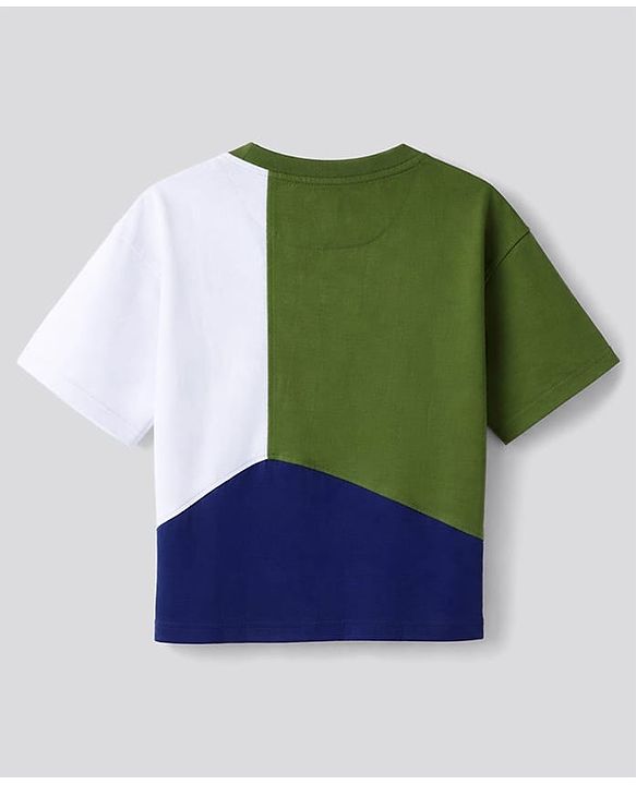 Pine Kids Cotton Knit T-Shirts Half Sleeves Round Neck - Multicolor