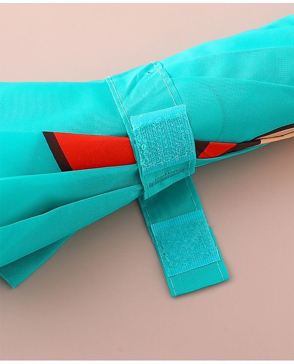 Babyhug Free Size Umbrella with Mermaid Print& Applique - Sea Green
