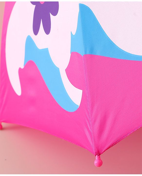 Babyhug Free Size Umbrella with Shark Print - Blue