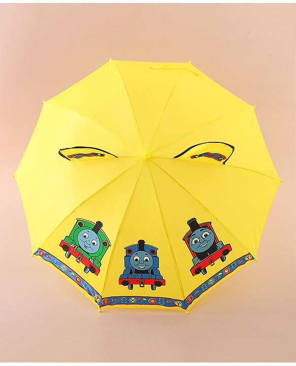 Babyhug Free Size Umbrella with Thomas & Friends Print - Yellow