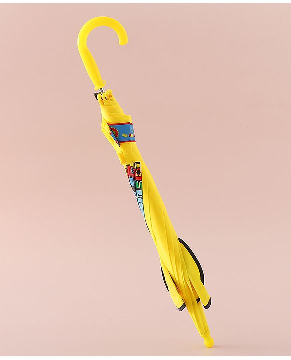 Babyhug Free Size Umbrella with Thomas & Friends Print - Yellow