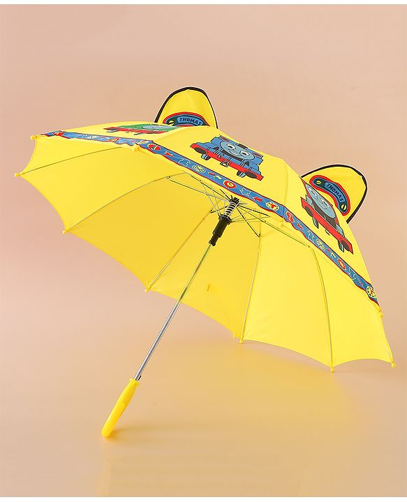 Babyhug Free Size Umbrella with Thomas & Friends Print - Yellow