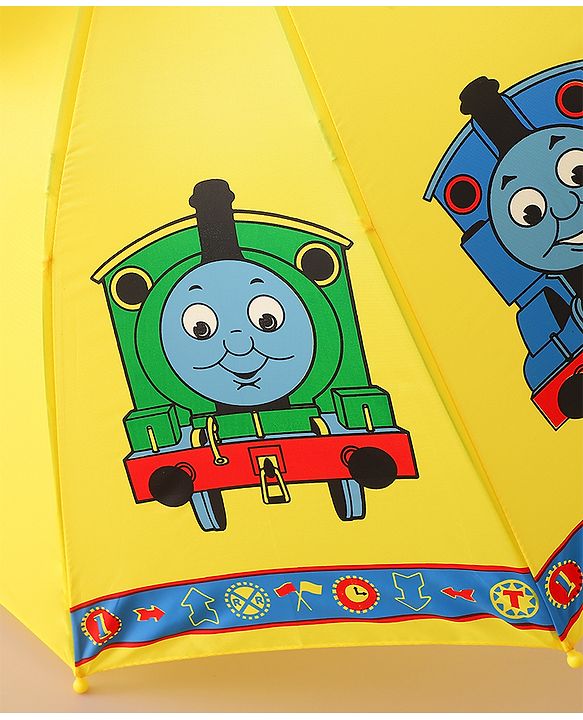 Babyhug Free Size Umbrella with Thomas & Friends Print - Yellow