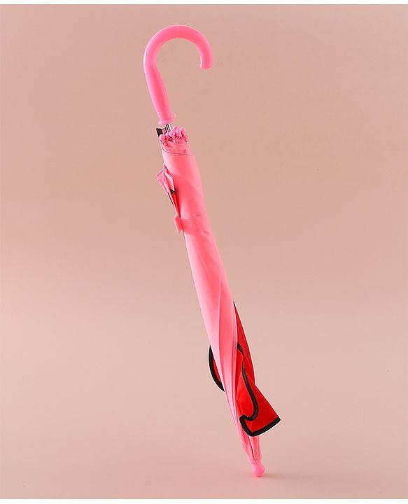 Babyhug Free Size Umbrella with Butterfly Print - Pink