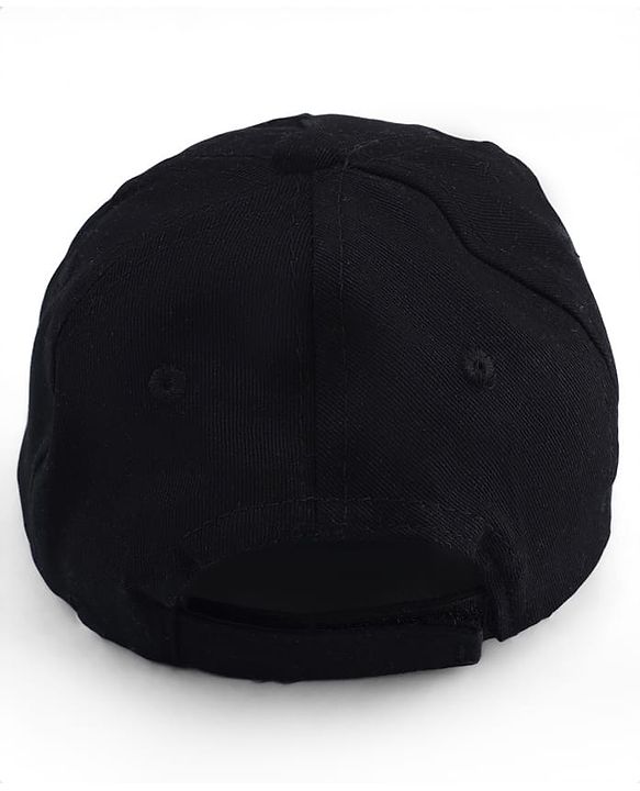 Pine Kids Marvel Cotton Woven Summer Cap With Avengers Graphics Black - Diameter 20 cm