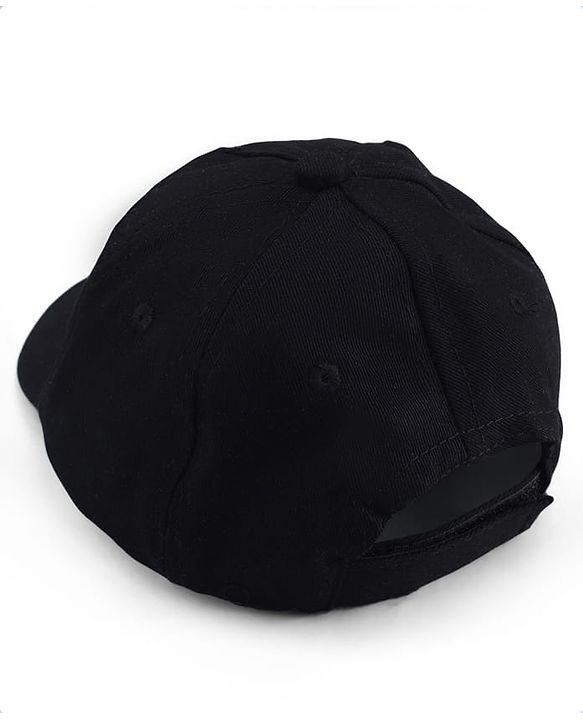 Pine Kids Marvel Cotton Woven Summer Cap With Avengers Graphics Black - Diameter 20 cm
