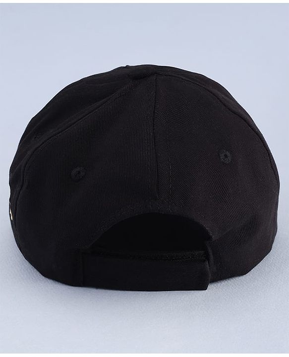 Pine Kids Marvel Cotton Woven Summer Cap With Avengers Print Black - Diameter 20