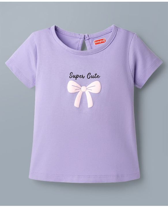 Babyhug Cotton Knit T-Shirts Half Sleeves with Graphics Multi Color 6-9 Months Pack of 3