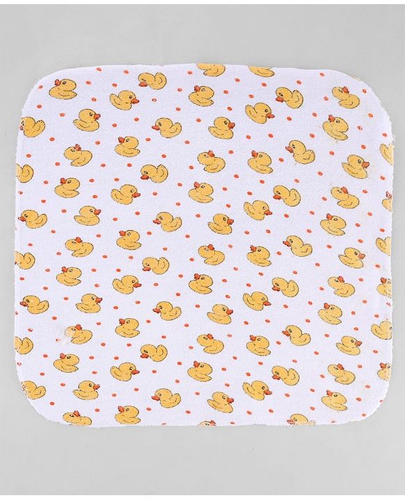 Babyhug 100% Cotton Terry Washcloth & Burp Cloth Set of 12| Ultra Soft & Absorbent| Quick Dry| Multicolour Prints & Solids| Gentle on Baby Skin | Newborn & Baby Essentials