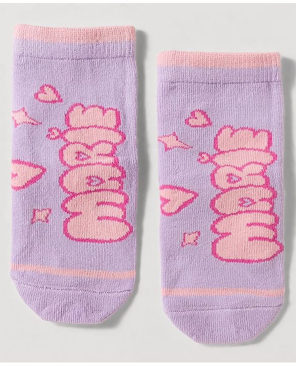 Cute Walk by Babyhug Disney Knit Ankle Length Antibacterial Socks with Marie Design Pack of 3 - Multicolor