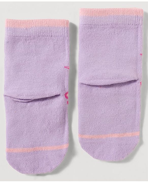 Cute Walk by Babyhug Disney Knit Ankle Length Antibacterial Socks with Marie Design Pack of 3 - Multicolor