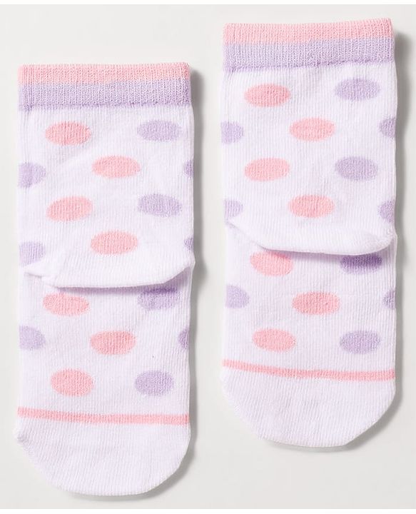 Cute Walk by Babyhug Disney Knit Ankle Length Antibacterial Socks with Marie Design Pack of 3 - Multicolor
