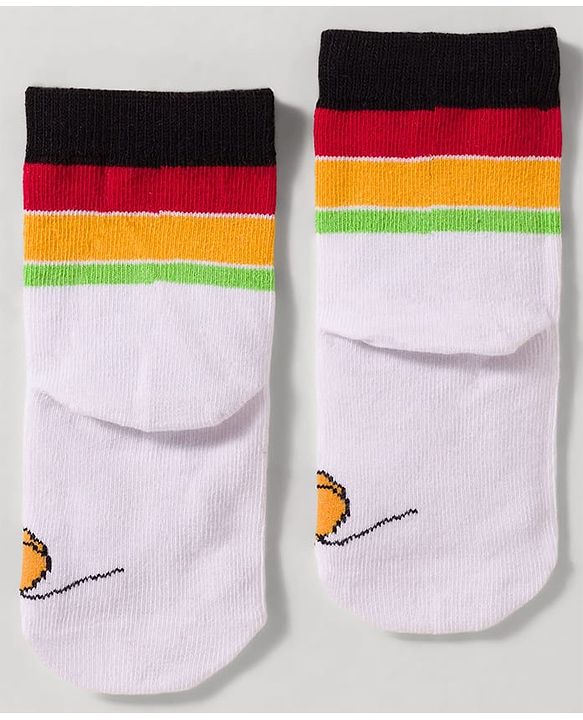 Cute Walk by Babyhug Disney Knit Ankle Length Antibacterial Socks with Mickey Mouse Design Pack of 3 - Multicolor