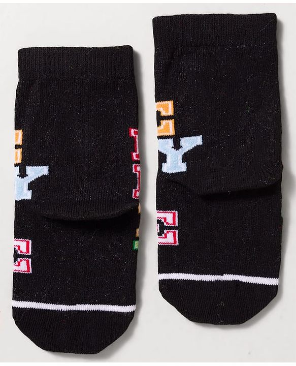 Cute Walk by Babyhug Disney Knit Ankle Length Antibacterial Socks with Mickey Mouse Design Pack of 3 - Multicolor