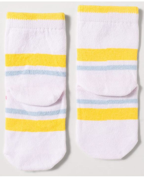 Cute Walk by Babyhug Disney Knit Ankle Length Antibacterial Socks with Minnie Mouse Design Pack of 3 - Multicolor