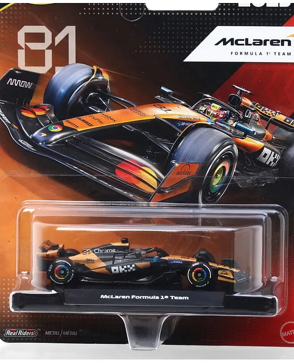 Hot Wheels McLaren Formula 1 Team 4 Formula One Premium Die-Cast