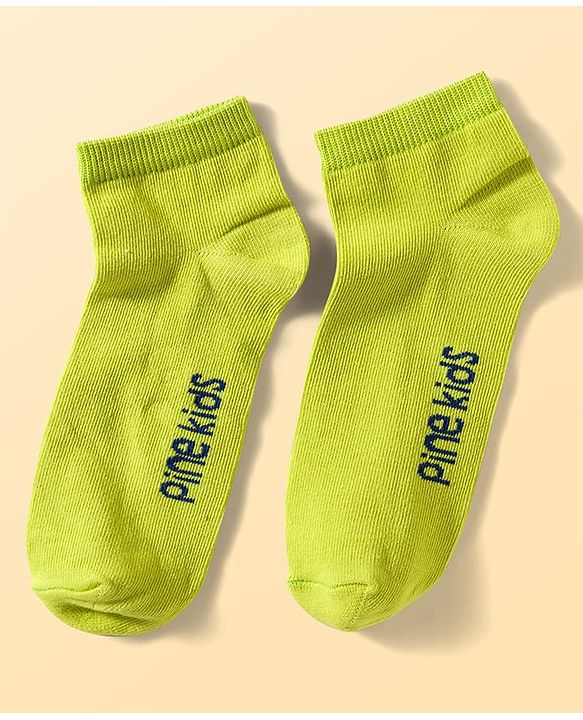 Pine Kids Cotton Knit Ankle Length Socks With Stripes & Polka Dots Print Pack of 5 ( Colour May Vary )