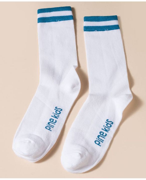 Pine Kids Cotton Knit Ankle Length Striped Socks With Star Design Pack Of 3 ( Colour May Vary )