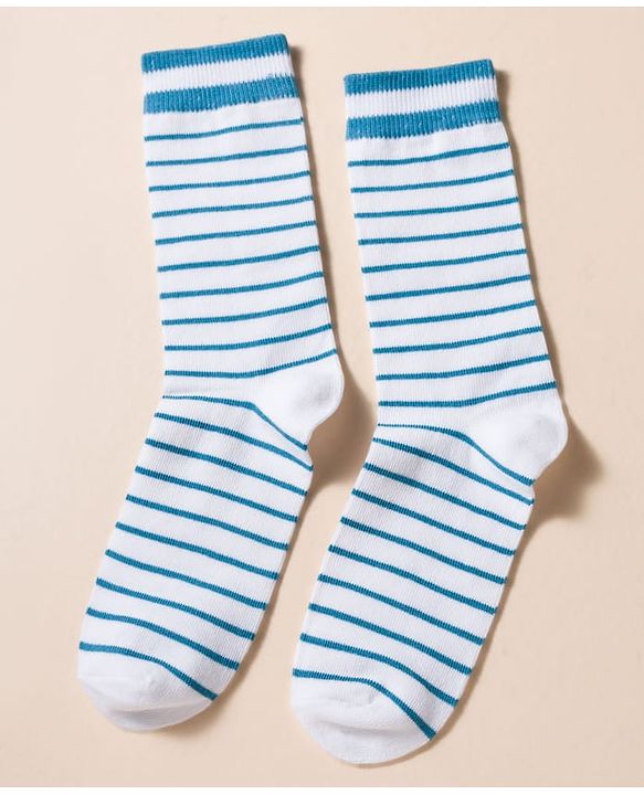 Pine Kids Cotton Knit Ankle Length Striped Socks With Star Design Pack Of 3 ( Colour May Vary )