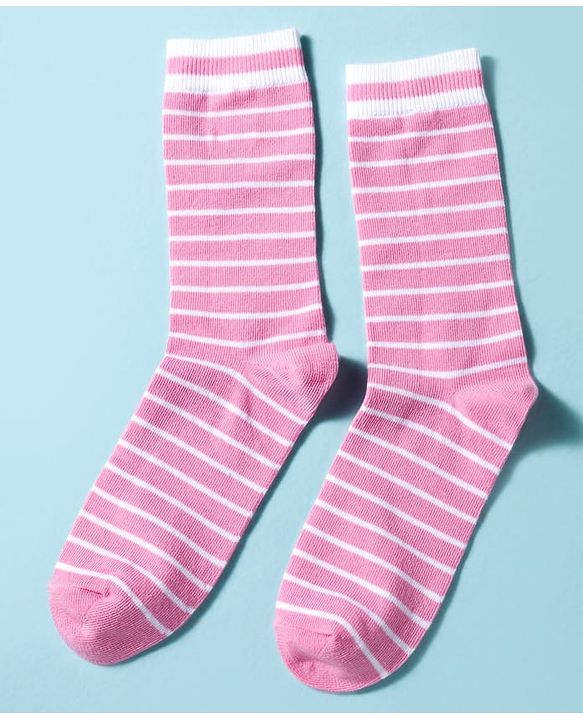 Pine Kids Cotton Knit Ankle Length Striped Socks With Star Design Pack Of 3 ( Colour May Vary )