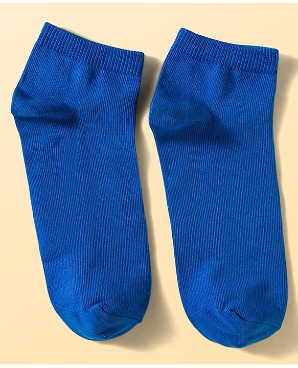 Pine Kids Cotton Knit Ankle Length Striped Socks Pack Of 3 ( Colour May Vary )