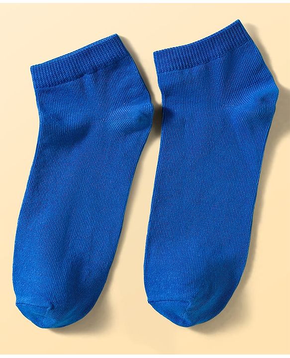Pine Kids Cotton Knit Ankle Length Striped Socks Pack Of 3 ( Colour May Vary )