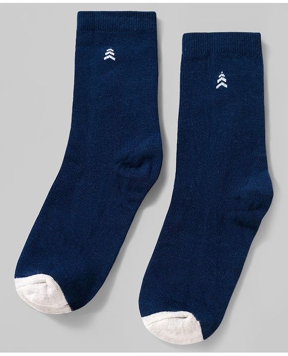 Pine Kids Cotton Knit Ankle Length Solid Socks Pack Of 3 ( Colour May Vary )