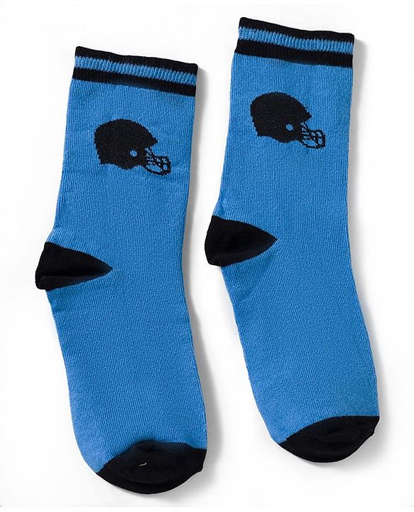 Pine Kids Knit Ankle Length Socks with Sports Theme Design Pack of 3 - (Colour May Vary)