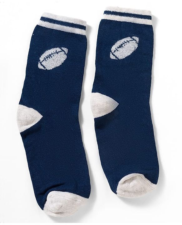 Pine Kids Knit Ankle Length Socks with Sports Theme Design Pack of 3 - (Colour May Vary)