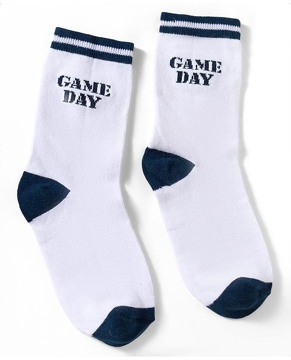 Pine Kids Knit Ankle Length Socks with Sports Theme Design Pack of 3 - (Colour May Vary)