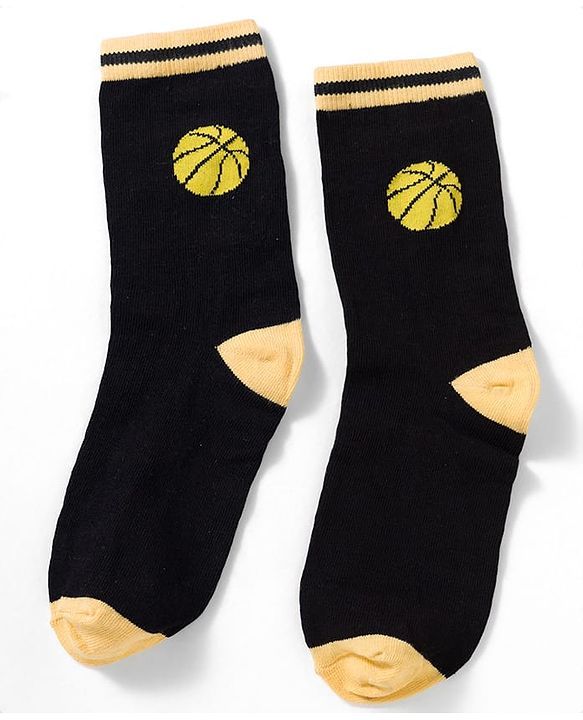 Pine Kids Knit Ankle Length Socks with Sports Theme Design Pack of 3 - (Colour May Vary)