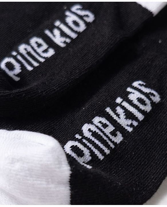 Pine Kids Cotton Knit Ankle Length Socks With Stripes & Star  Design Pack Of 5 ( Colour May Vary )
