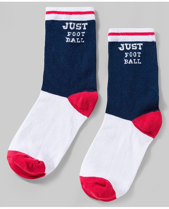 Pine Kids Cotton Knit Ankle Length Socks With Sports Theme Design Pack Of 3 ( Colour May Vary )