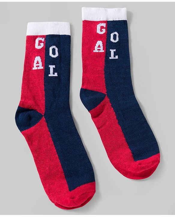 Pine Kids Cotton Knit Ankle Length Socks With Sports Theme Design Pack Of 3 ( Colour May Vary )