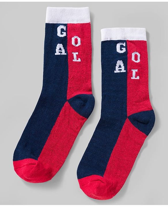 Pine Kids Cotton Knit Ankle Length Socks With Sports Theme Design Pack Of 3 ( Colour May Vary )