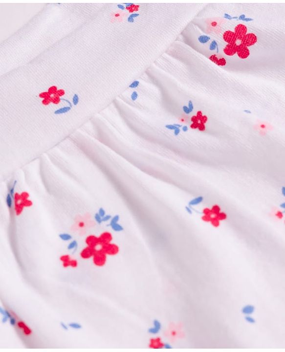 Babyhug Single Jersey Knit Sleeveless Floral Printed Top & Shorts Set - Red & White