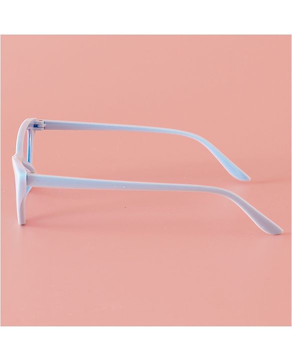 Pine Kids Solid Colour Cat Eye Sunglasses-  Light Blue