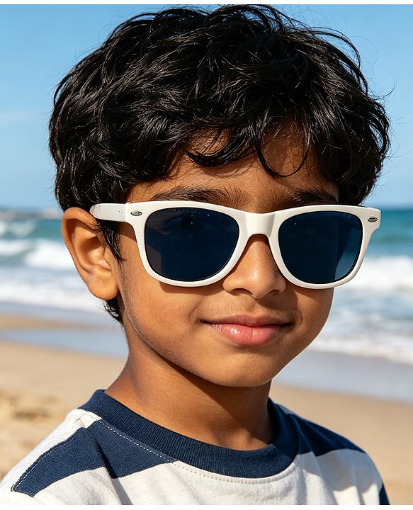 Pine Kids Solid Coloured Sunglasses - Beige