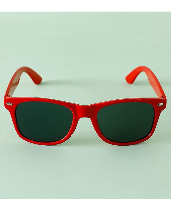 Pine Kids Solid Coloured Sunglasses - Red