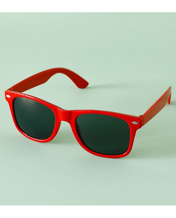 Pine Kids Solid Coloured Sunglasses - Red