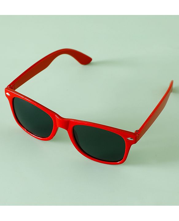Pine Kids Solid Coloured Sunglasses - Red