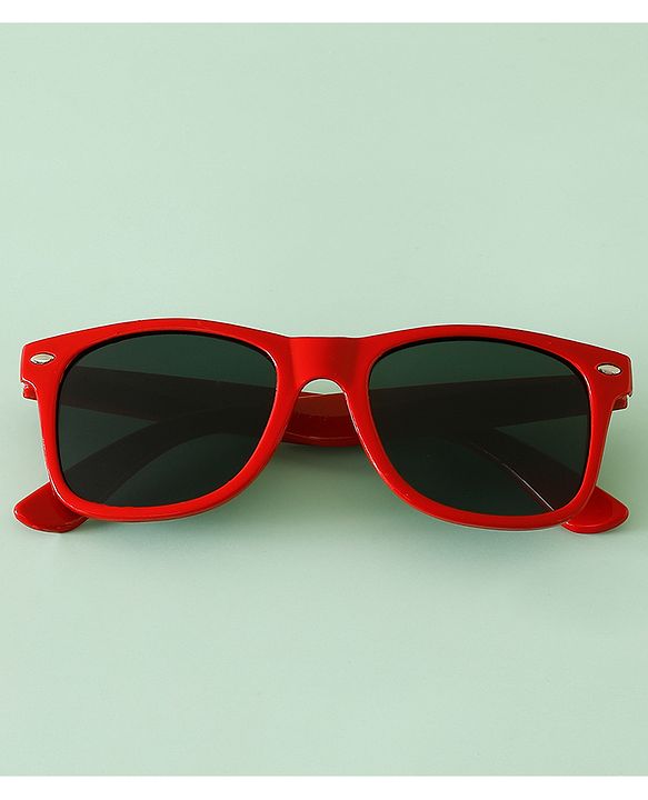 Pine Kids Solid Coloured Sunglasses - Red