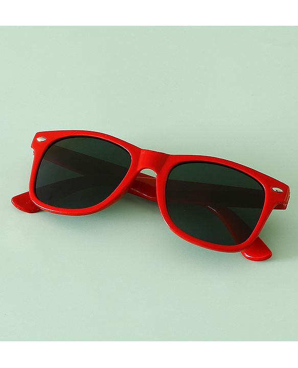 Pine Kids Solid Coloured Sunglasses - Red