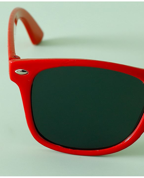 Pine Kids Solid Coloured Sunglasses - Red